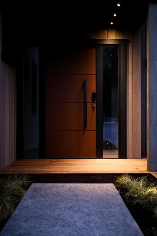 Front door, Hillside House