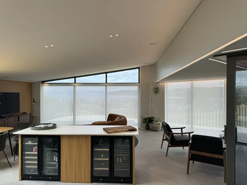 Open-plan living, Fold House