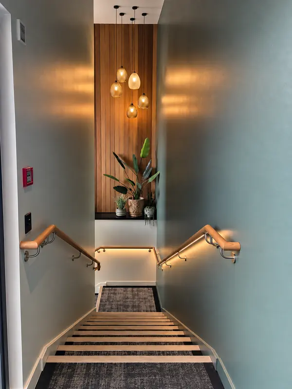 Stair from above, Beechtree Studio