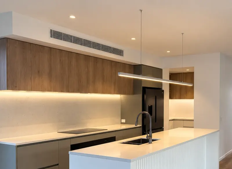 Linear ducted grilles, Cedar Cube House