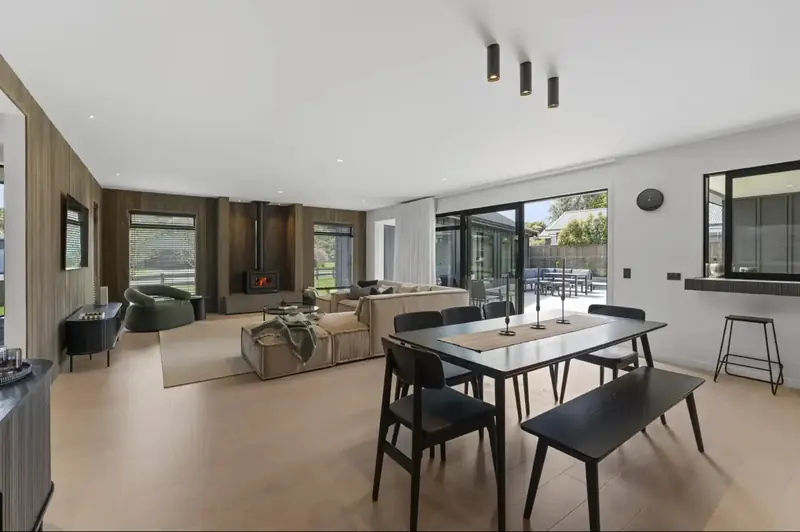 Dining & living, Black Gable House